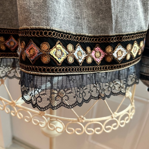 Free people blouse baby doll size large UNIQUE 😉 - Picture 15 of 16